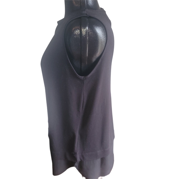 Banana Republic Black Sleeveless Top L - Picture 4 of 5